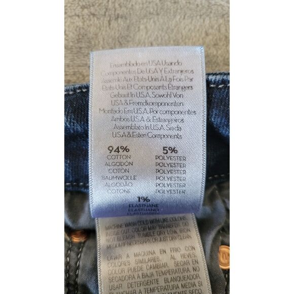 Mother High Waisted Looker Ankle Fray Skinny Jeans - Picture 5 of 6